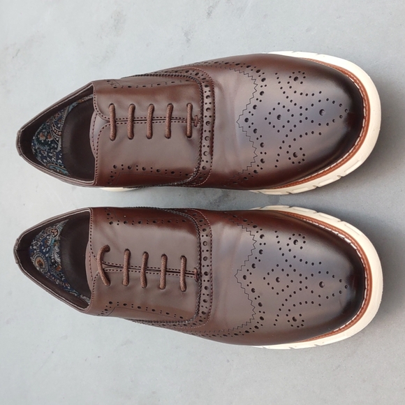 BRUNO MARC MEN'S DRESS SNEAKERS CASUAL OXFORD FORMAL SHOES - Picture 4 of 17